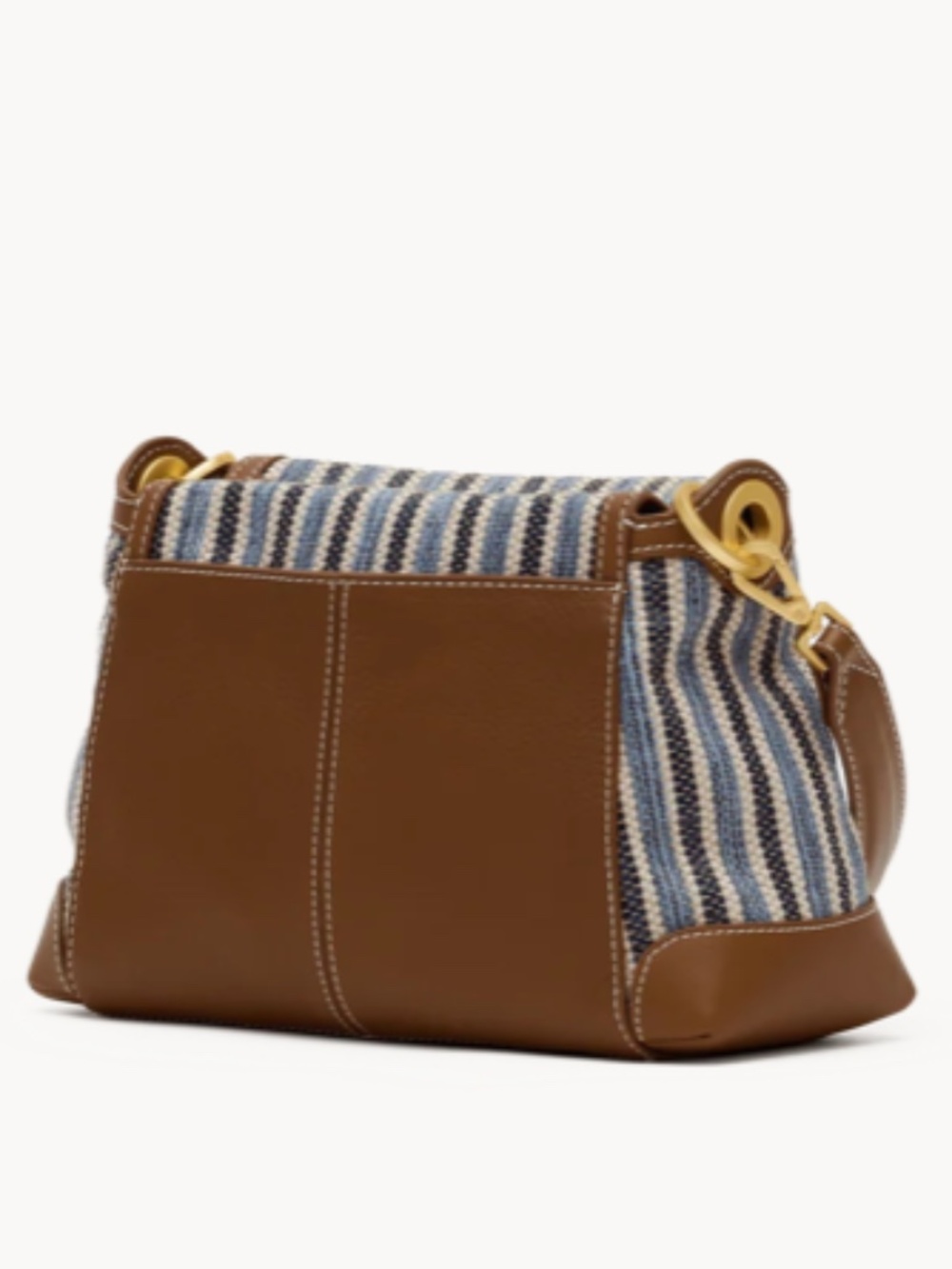 Hammitt Bryant Cabana Blue Crossbody w/Brushed Gold Accents - NEW w/tags- Ltd Ed - Picture 6 of 9
